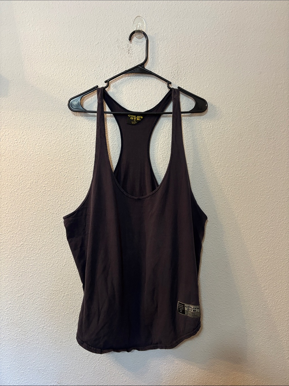 Golds Gym Black Racerback Tank Top